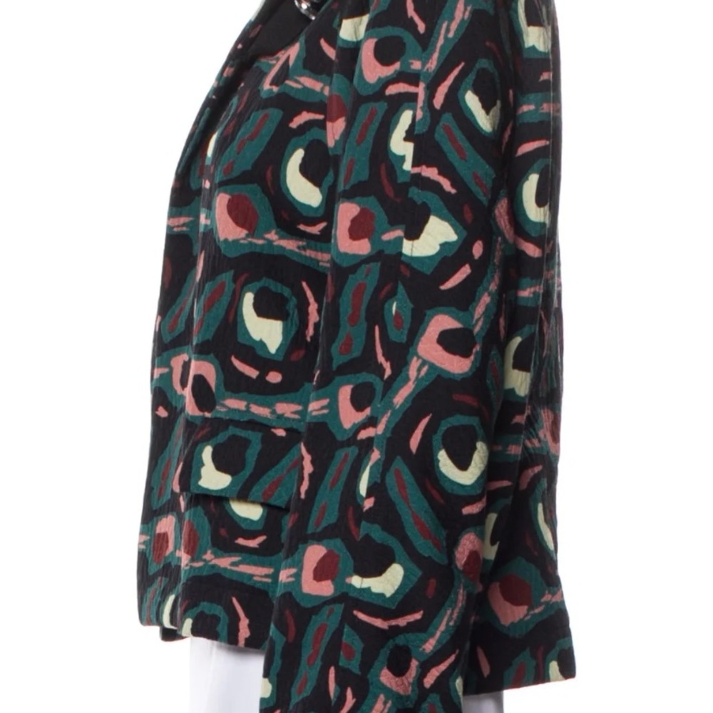 Odeeh Bold Cotton Hand Printed Statement Blazer - image 4